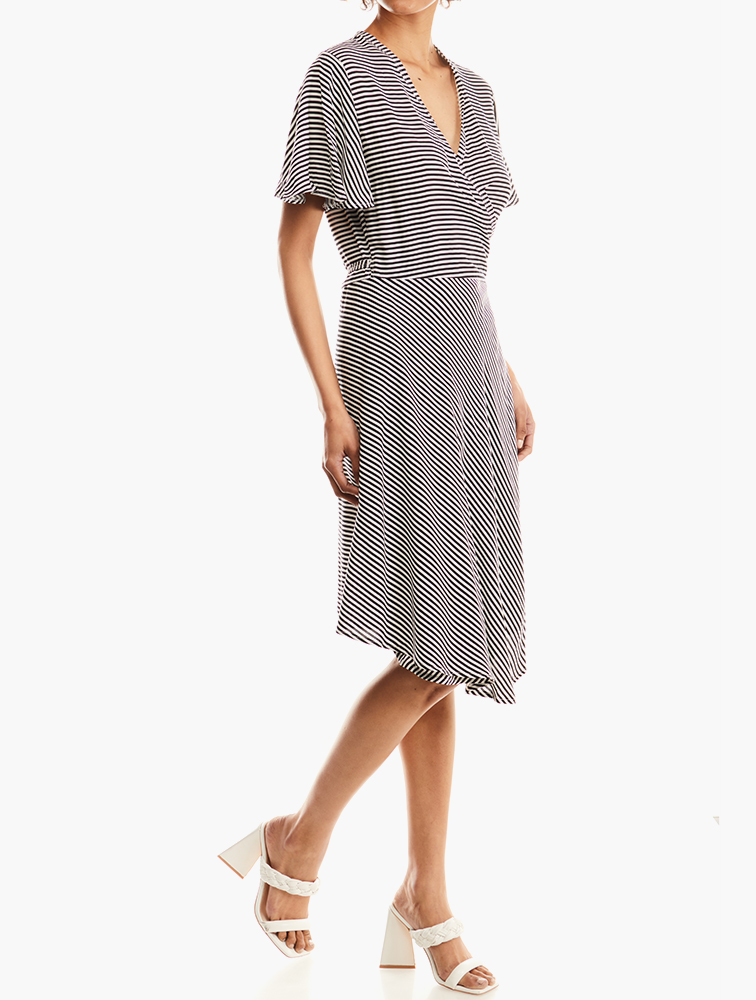 MyRunway Shop Nomad Black & White Stripe Dress for Women from